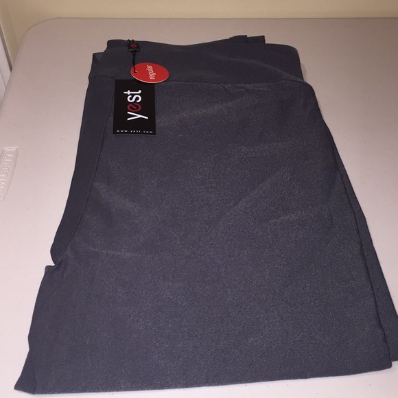 Yest Yaltha Pull On Pants Capris 24603 Steel Grey Size 14 - Picture 8 of 10